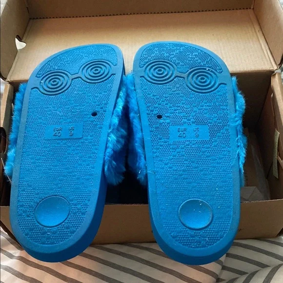 BearPaw Blue Women's Slippers - Picture 4 of 5